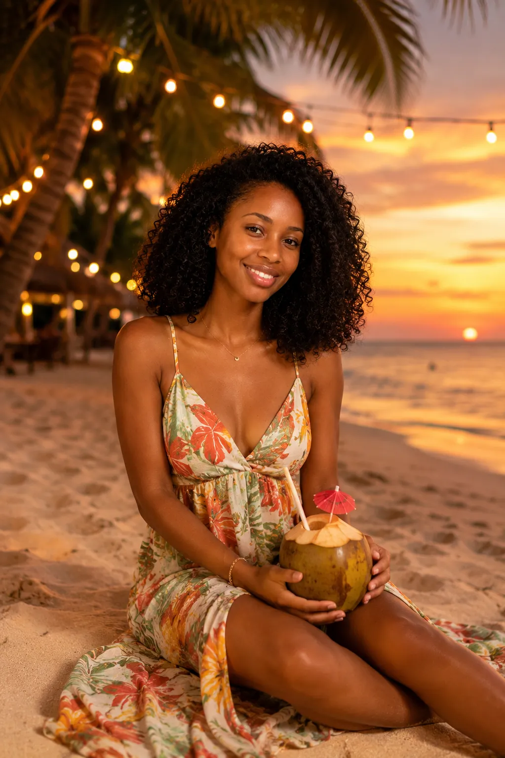 Style Plage tropicale festive