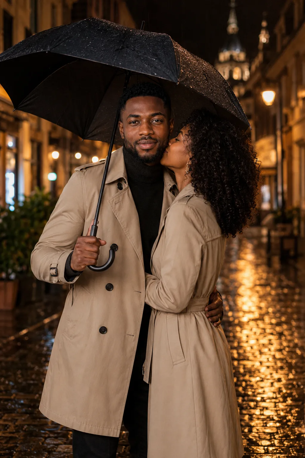Style Sous la pluie & parapluie