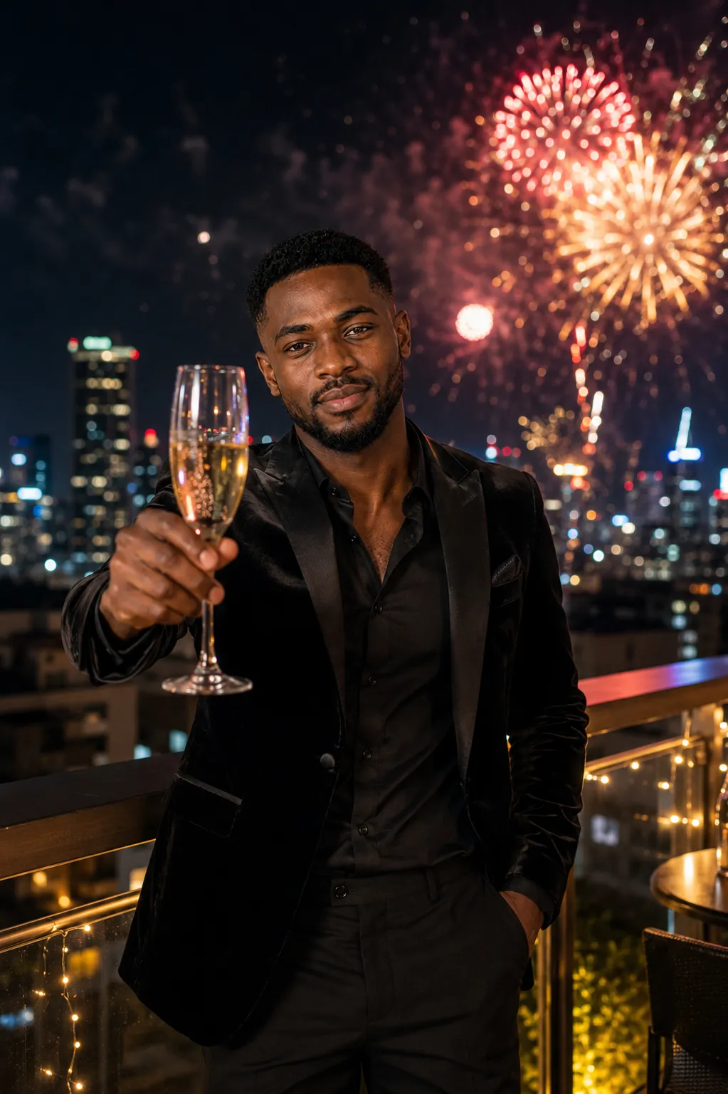 Style Rooftop & feu d'artifice Homme