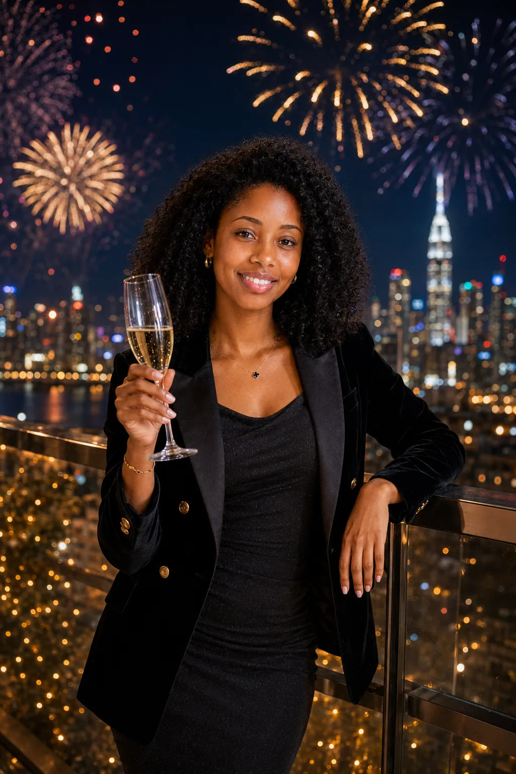 Style Rooftop & feu d'artifice Femme